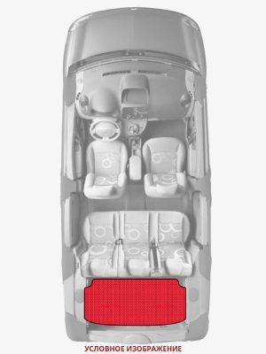 ЭВА коврики «Queen Lux» багажник для Ford Fiesta ST (Mk V)